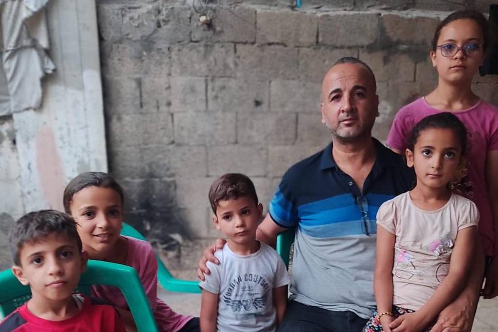 La familia del médico boliviano-palestino. La familia del médico boliviano-palestino.