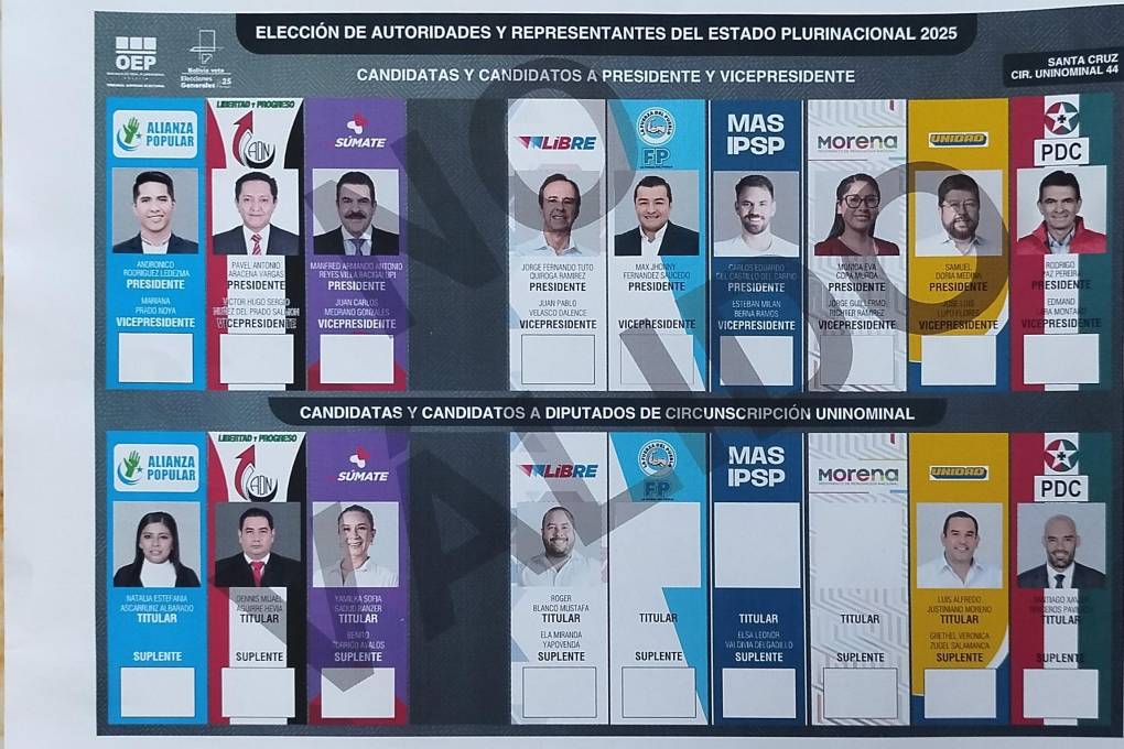 El diseño de la nueva papeleta. El diseño de la nueva papeleta.