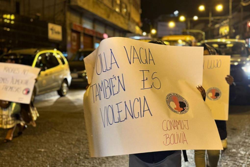 Marcha de mujeres en La Paz Marcha de mujeres en La Paz