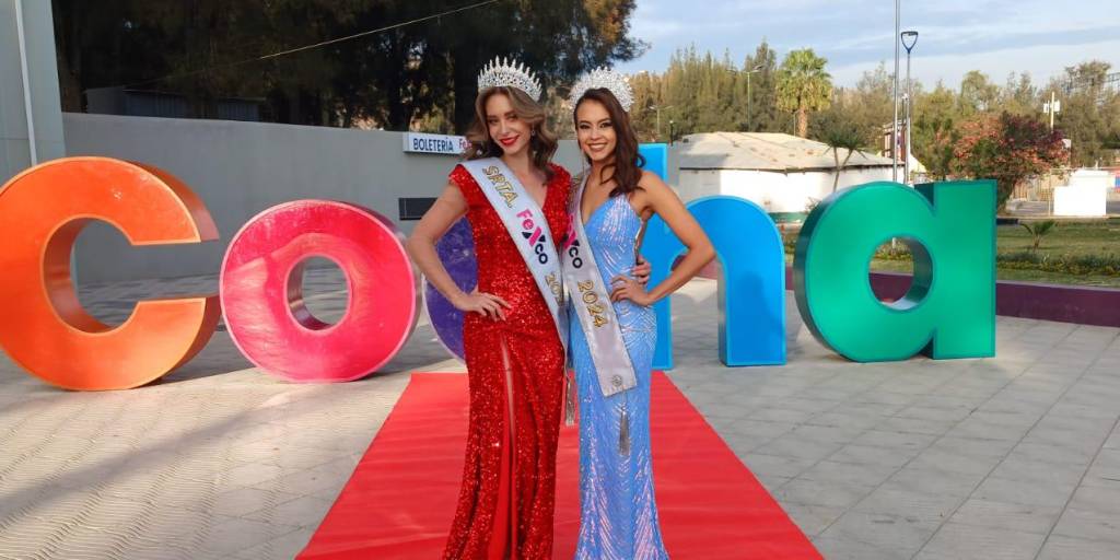 Fernanda Requena es Señorita Fexco 2024 (izquierda) y Rebeca Rocabado es Miss Fexco 2024 (derecha)