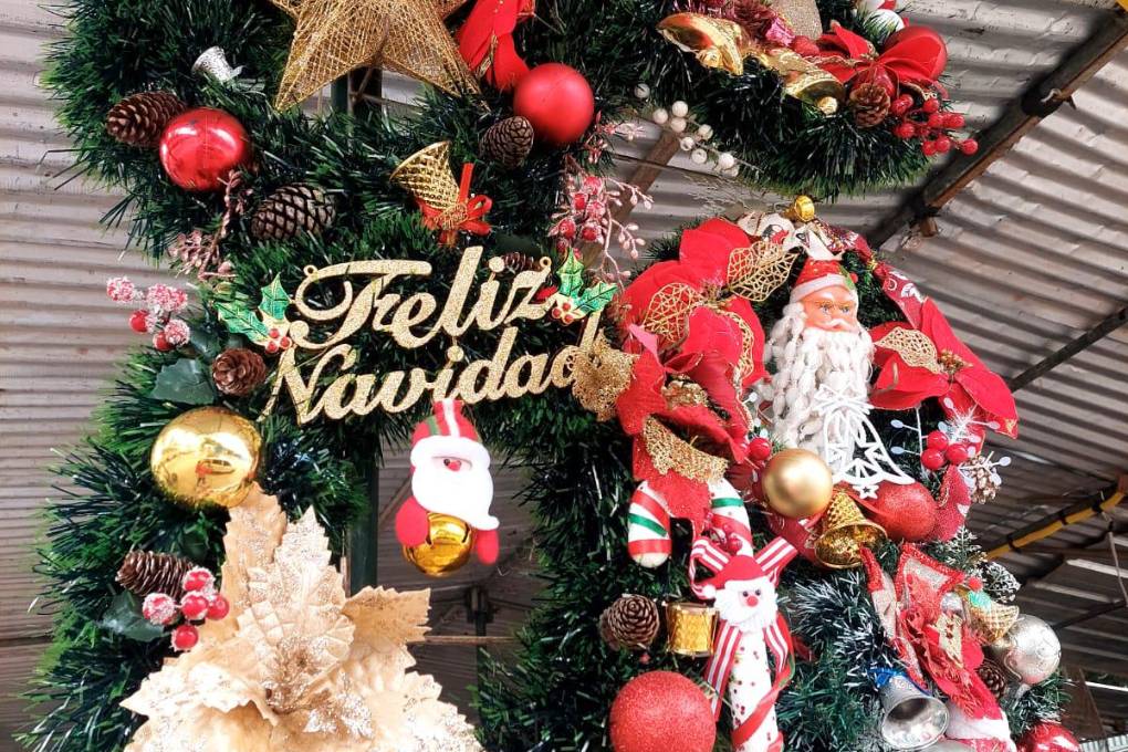 Arreglos navideños para los hogares.