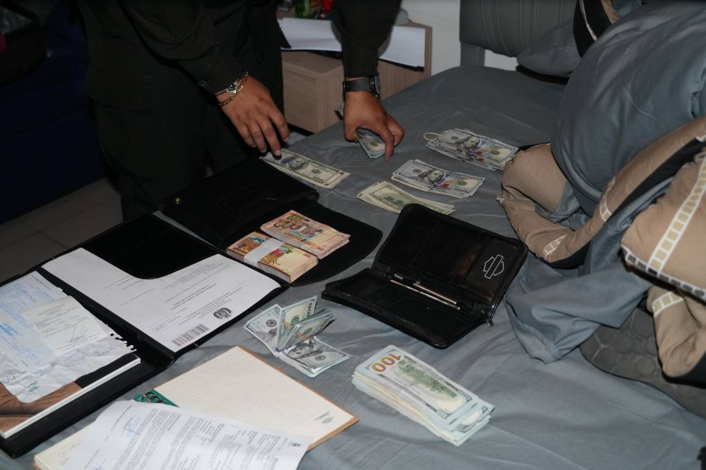 La Policía informó que se encontró miles de dólares en poder de Marcelo Arce