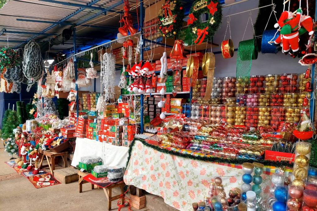 Decoraciones navideñas. 