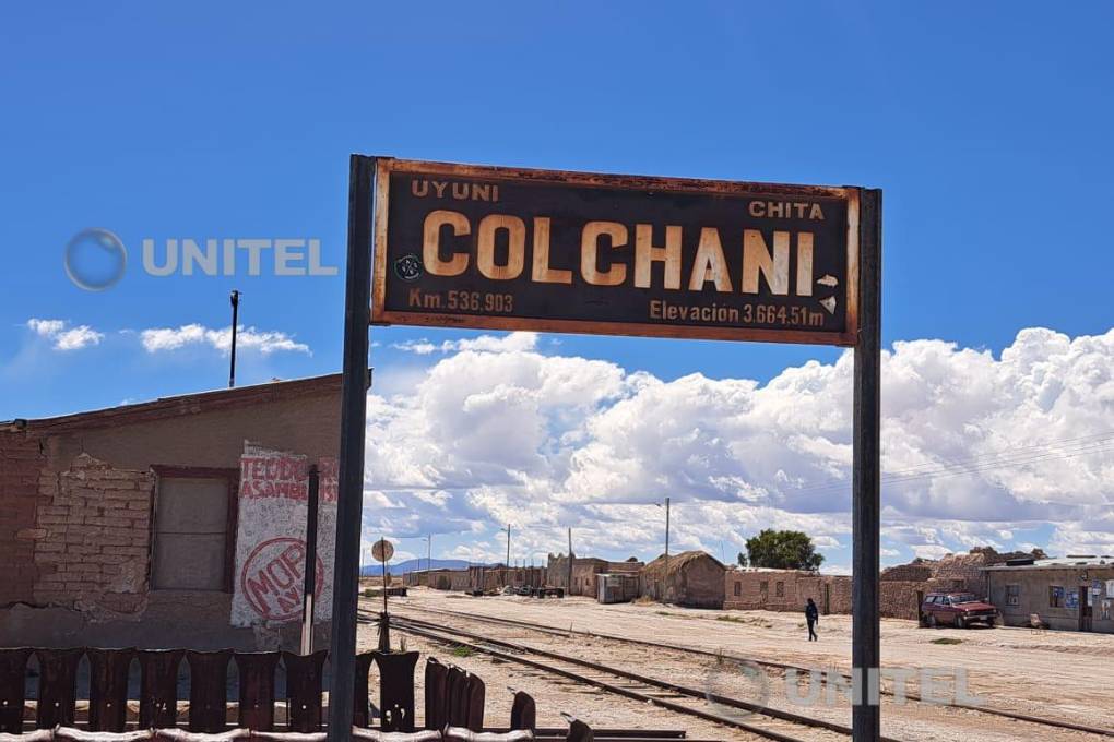 Colchani, en el ingreso al Salar de Uyuni. Un grupo de comunarios fue señalado de cobrar dinero a los hoteleros.
