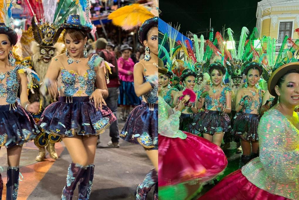 La viceministra expresó su fe y devoción con la Virgen del Socavón