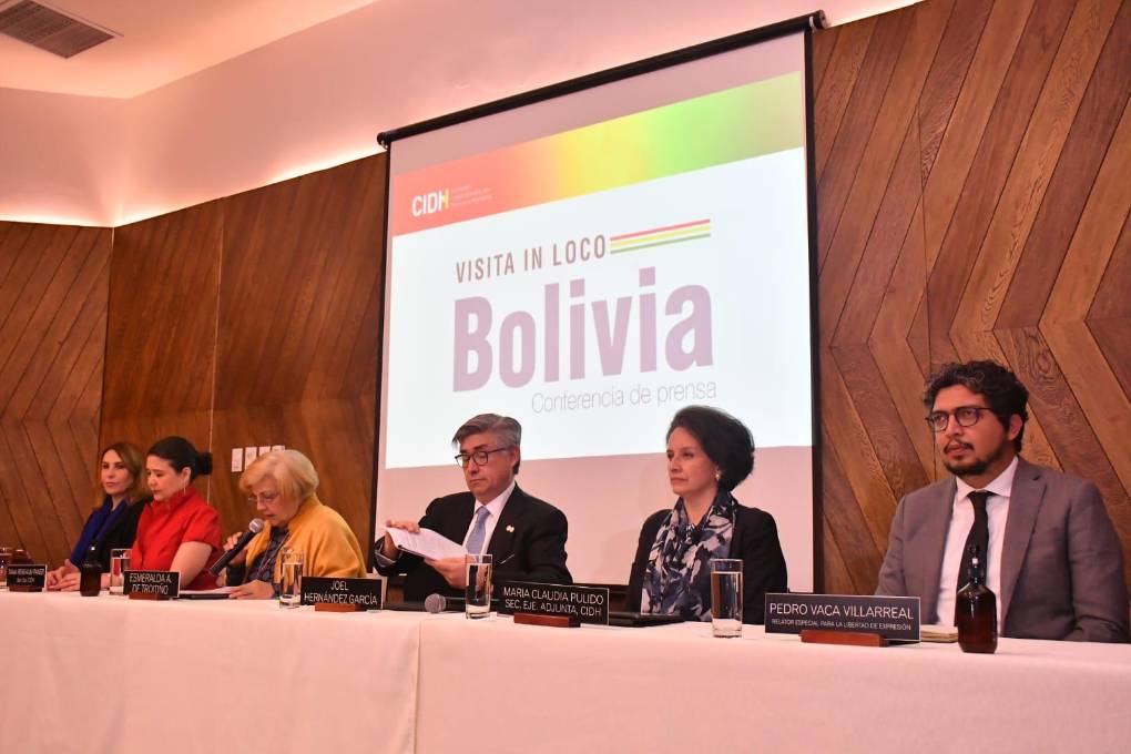 El informe de la CIDH se presentó en La Paz