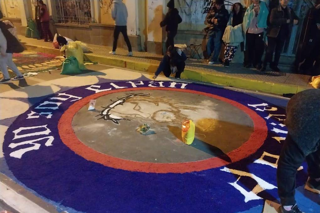 Otra de las imágenes formadas en las calles