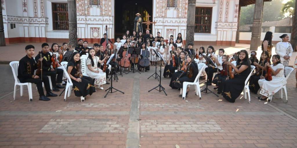 La orquesta de San Ignacio, lista para la festividad patronal.