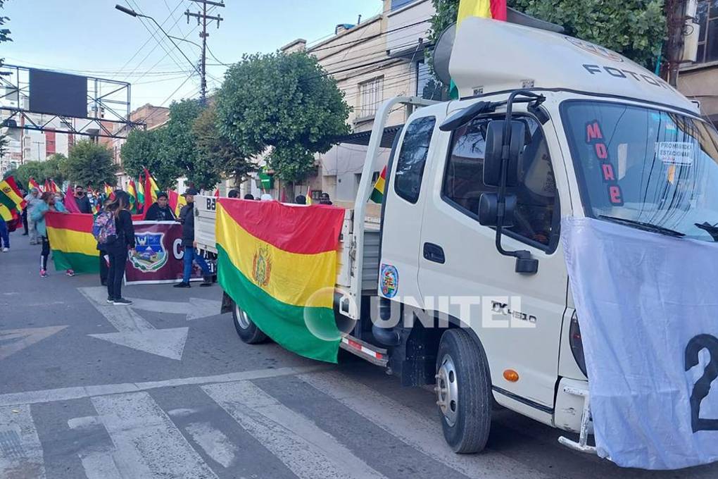 Movilización en Oruro