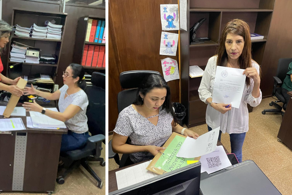 Postulaciones en Santa Cruz, labor que está bajo responbilidad de la ALD