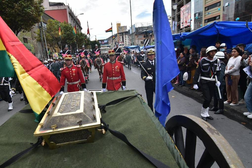 Restos del héroe nacional Eduardo Abaroa