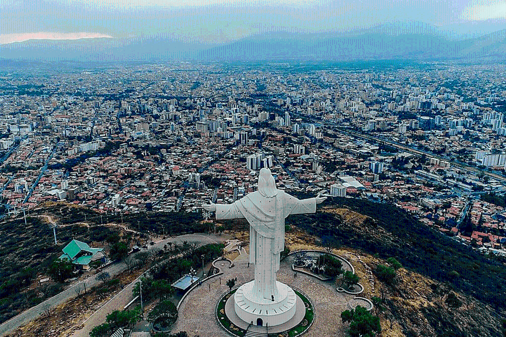 Cristo de la Concordia en Cochabamba