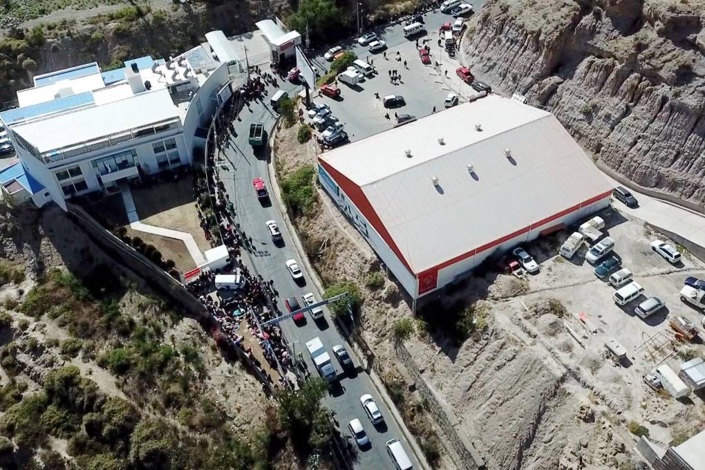 Imágenes aéreas de la vía a Mallasa 