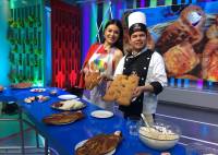 Heydi Gutiérrez preparó tantawawa jutno al chef Ariel Céspedes