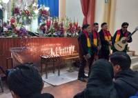 Funeral de Alberto ‘Beto’ Guevara, fundador del grupo Siempre Mayas
