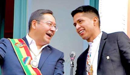 Arce llama a Andrónico a “pensar y actuar en la unidad” tras declinar su candidatura a la Presidencia 